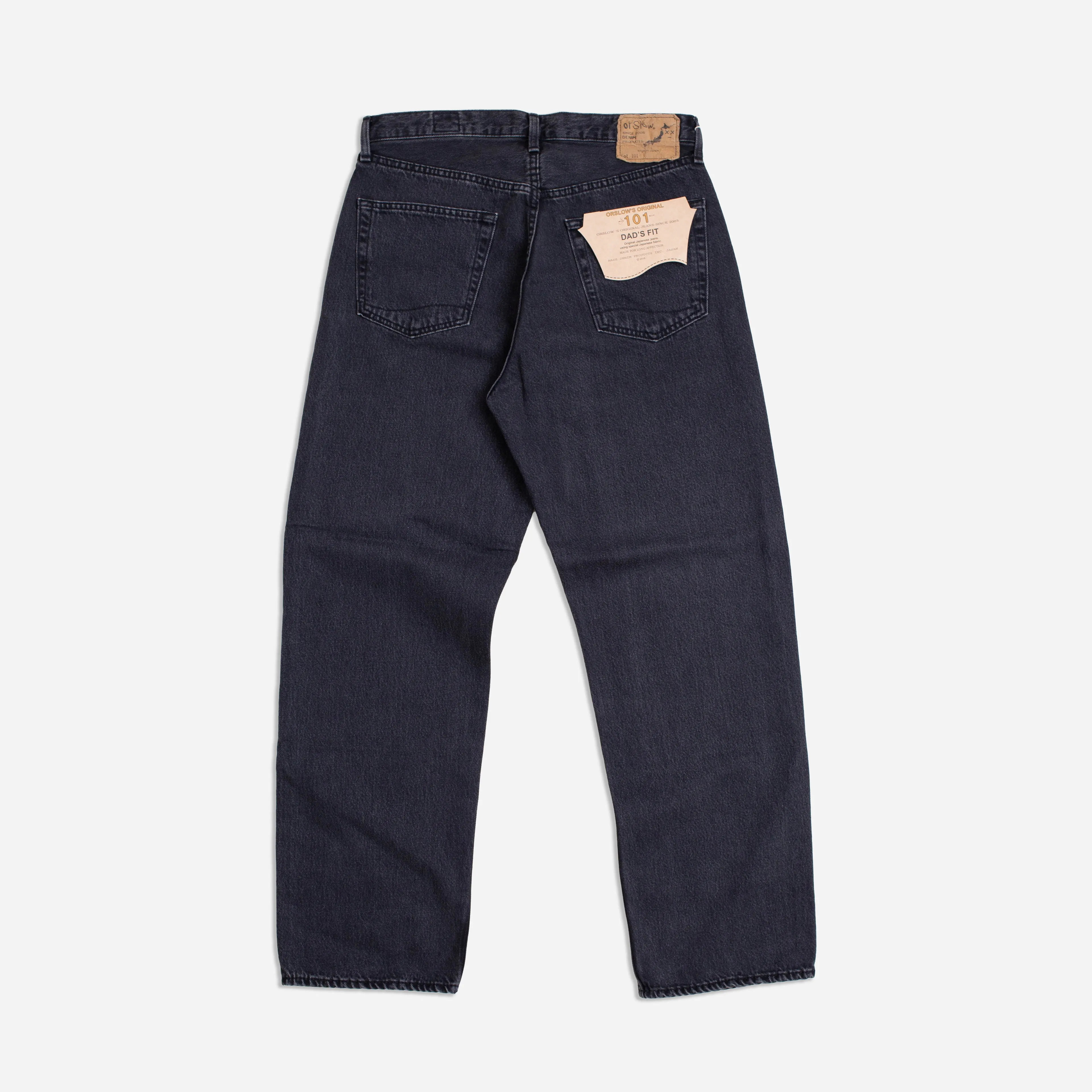 101 DAD'S FIT SELVEDGE DENIM - REMAKE BLACK