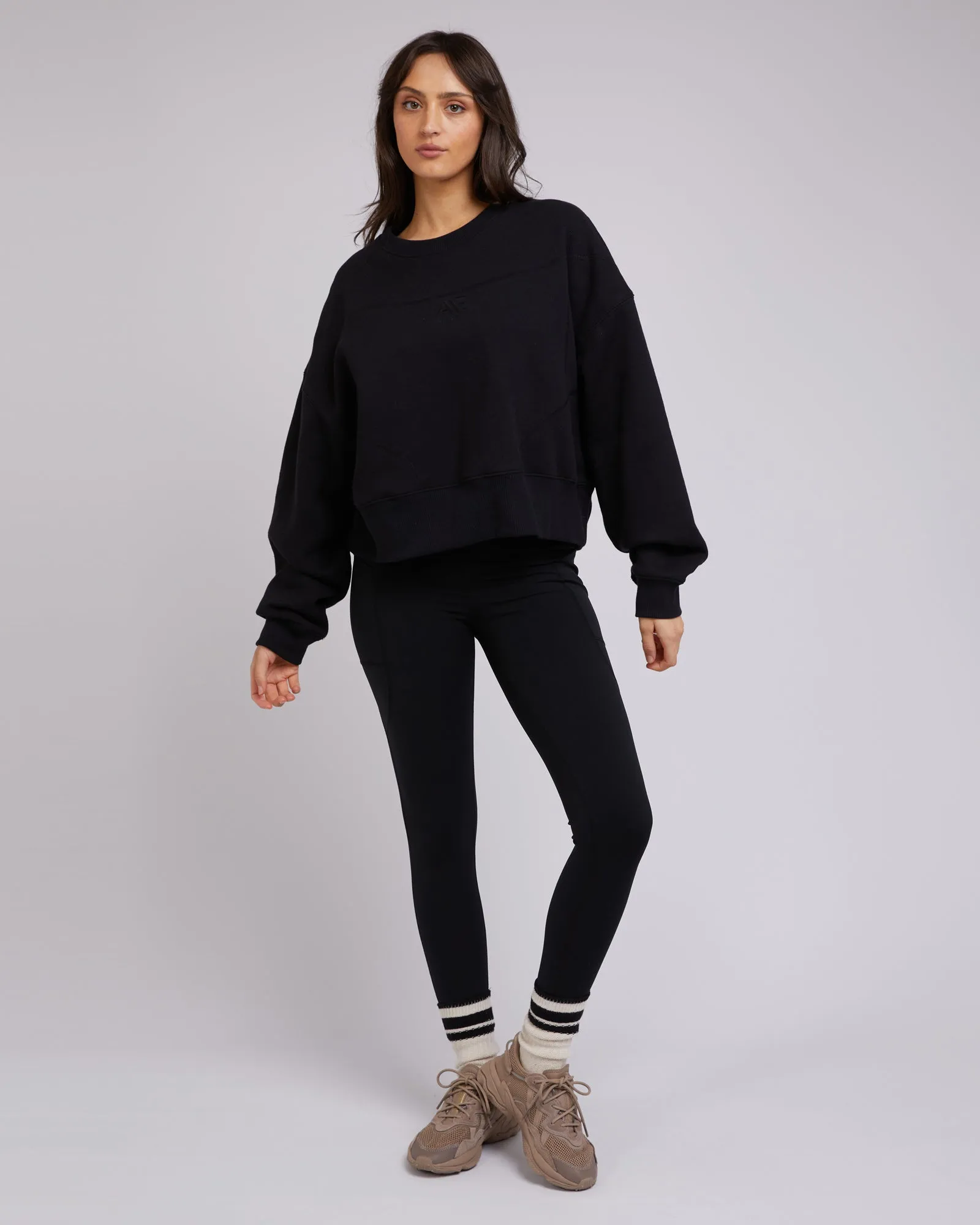 Active Tonal Sweater Black