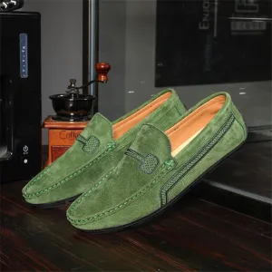 Advbridge Fashion Men Shoes Genuine Leather Men Loafers Male Casual Shoes Soft Moccasins Slip On Men's Driving Shoes Non-slip Man Flats