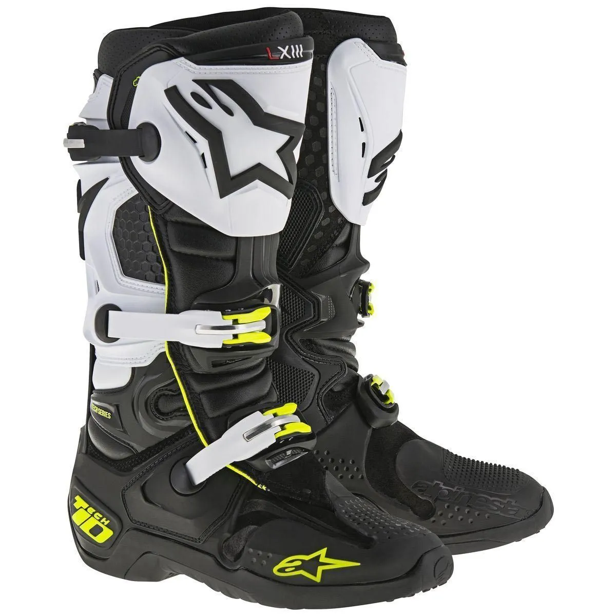 Alpinestars Tech 10 Men's Black/White Motocross Boots