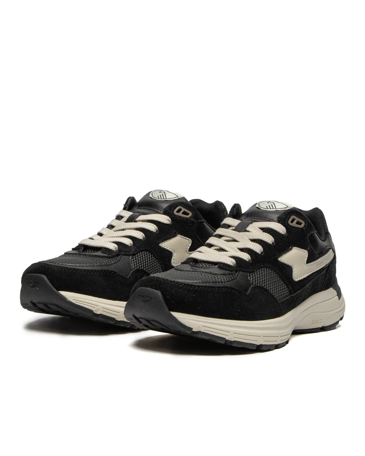 Amiel S-Strike Suede Mix Black-Black