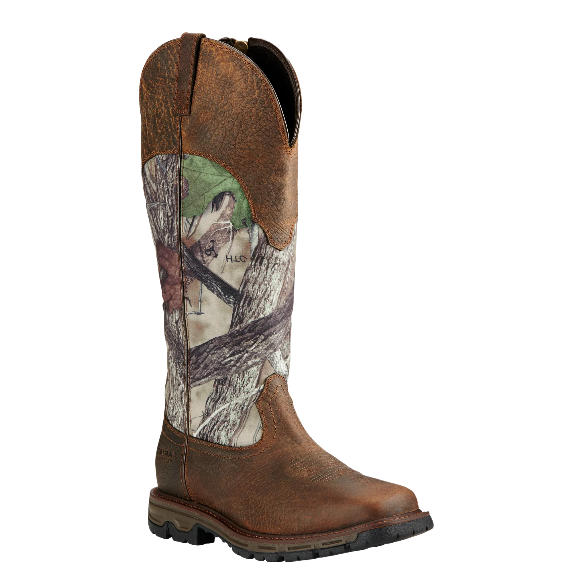 Ariat® Men's Camo Conquest Waterproof Hunting Snake Boot 10018700