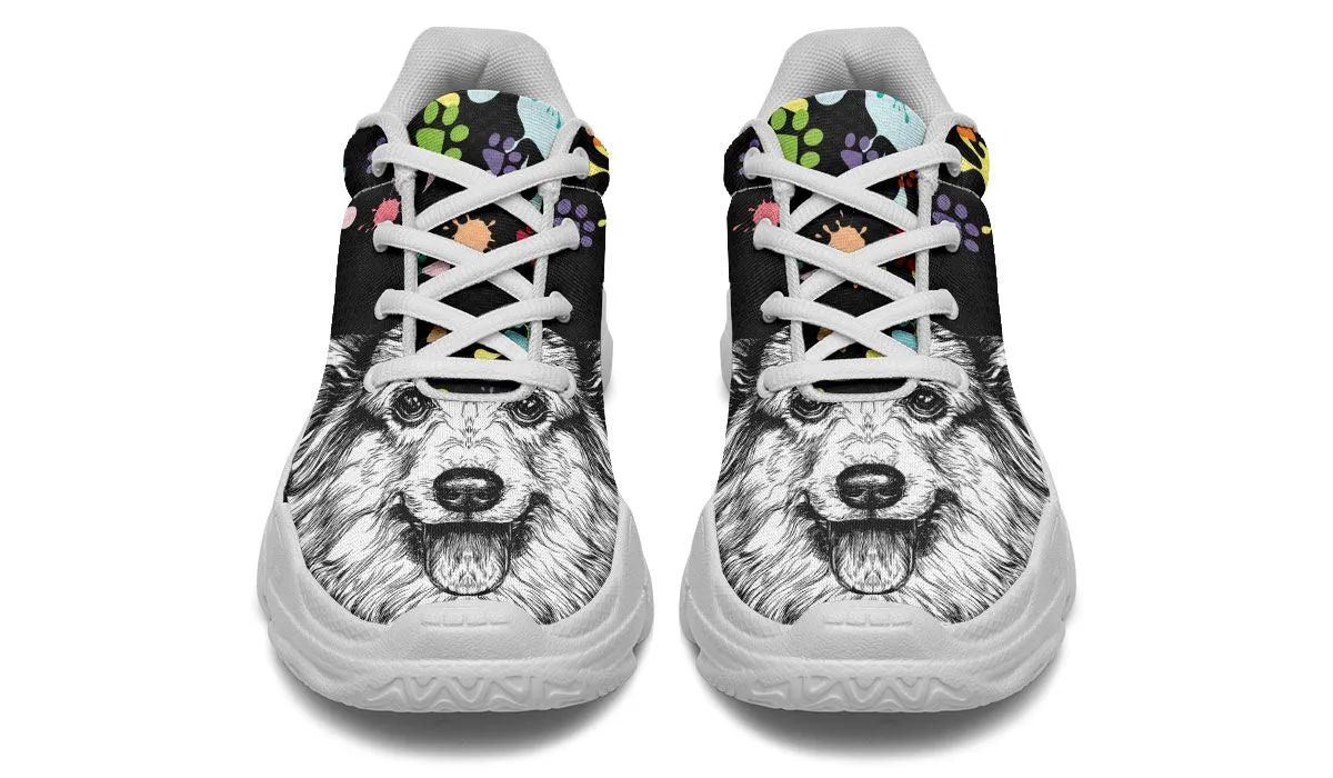 Artsy Corgi Chunky Sneakers