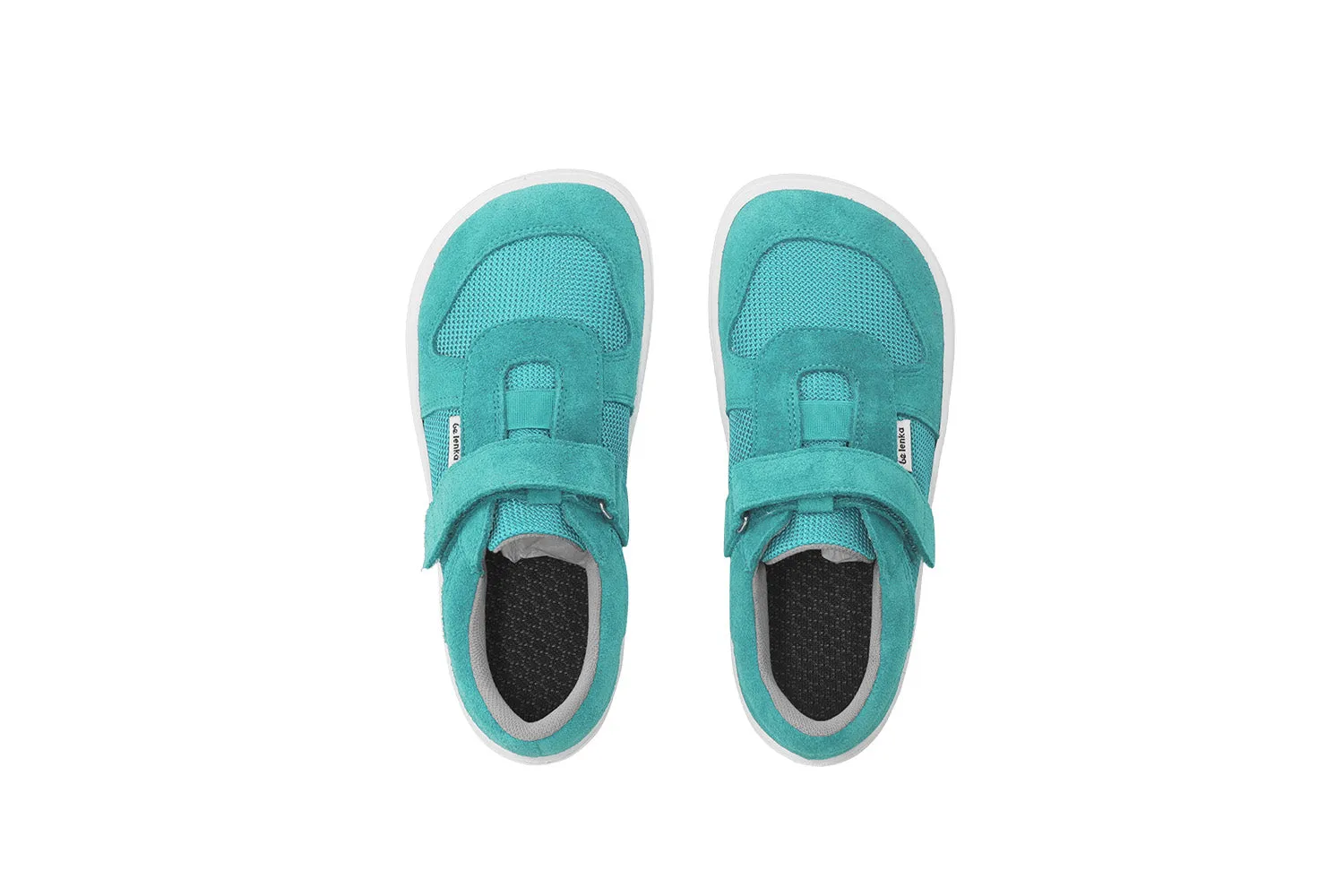 Be Lenka Kids barefoot sneakers Joy - Turquoise & White