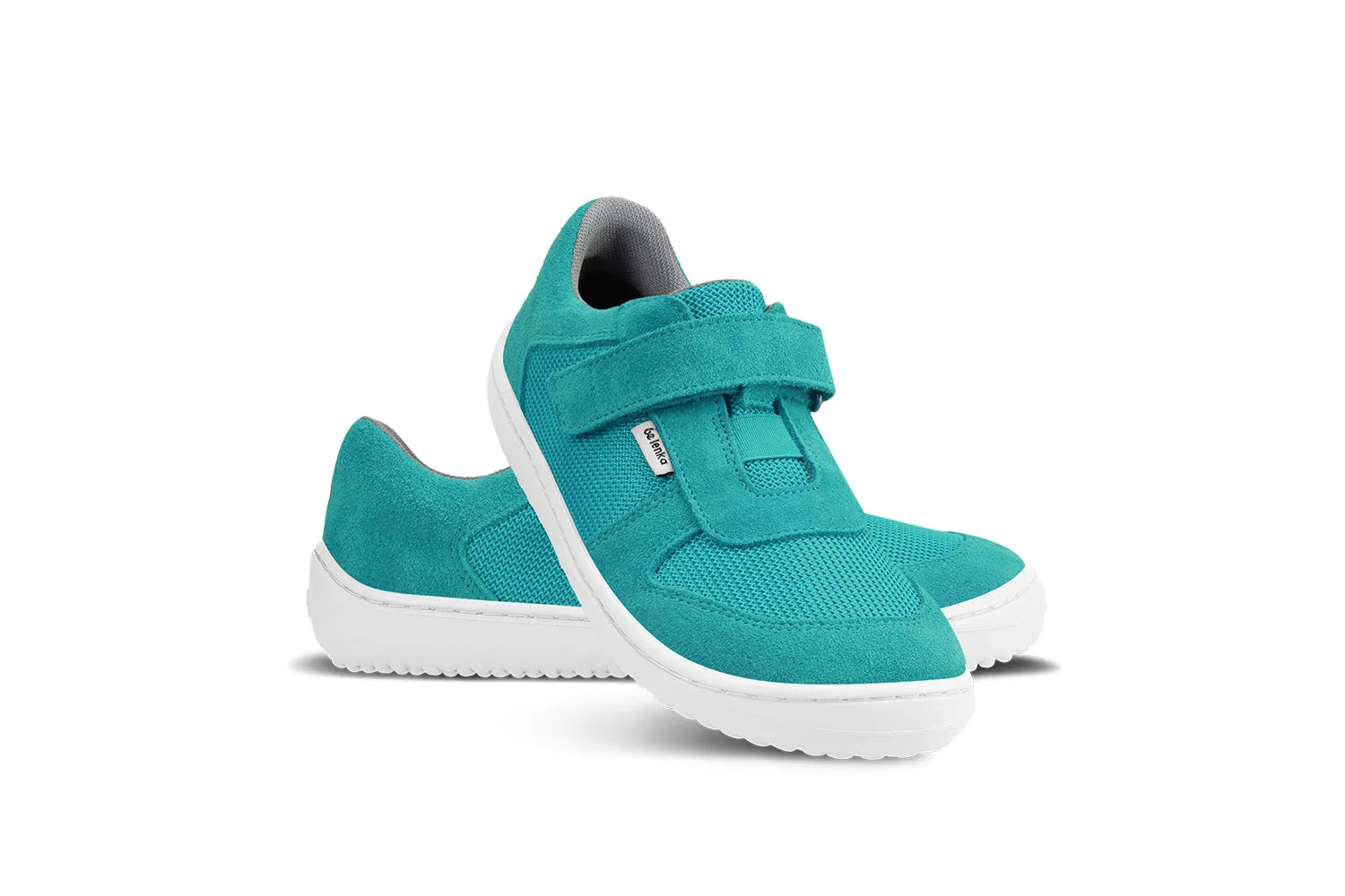 Be Lenka Kids barefoot sneakers Joy - Turquoise & White