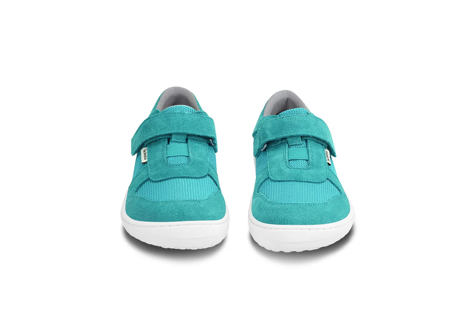 Be Lenka Kids barefoot sneakers Joy - Turquoise & White