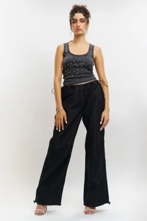 Black Parachute Pants