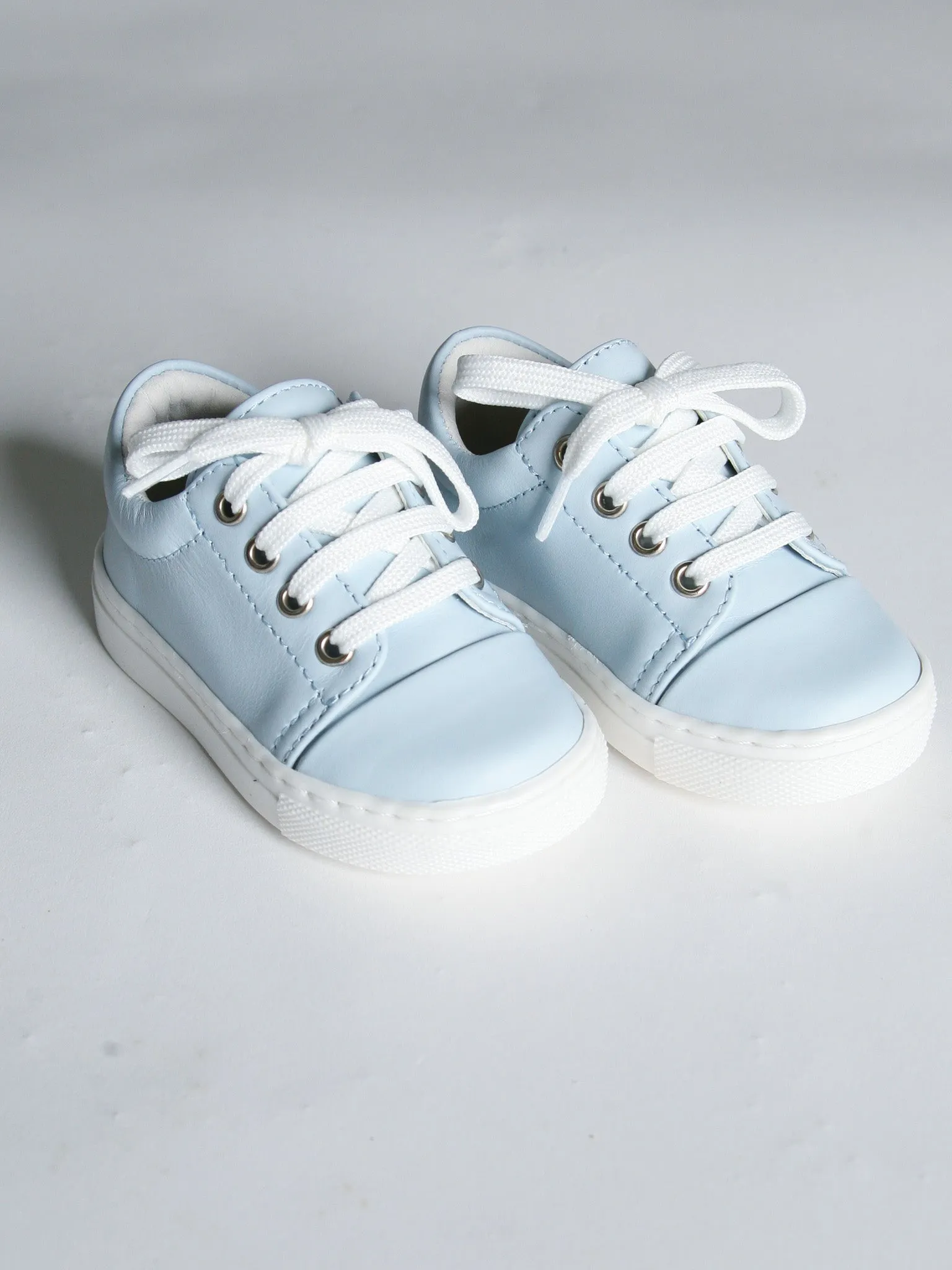 Borboleta Blue 'Santiago' Leather Trainers