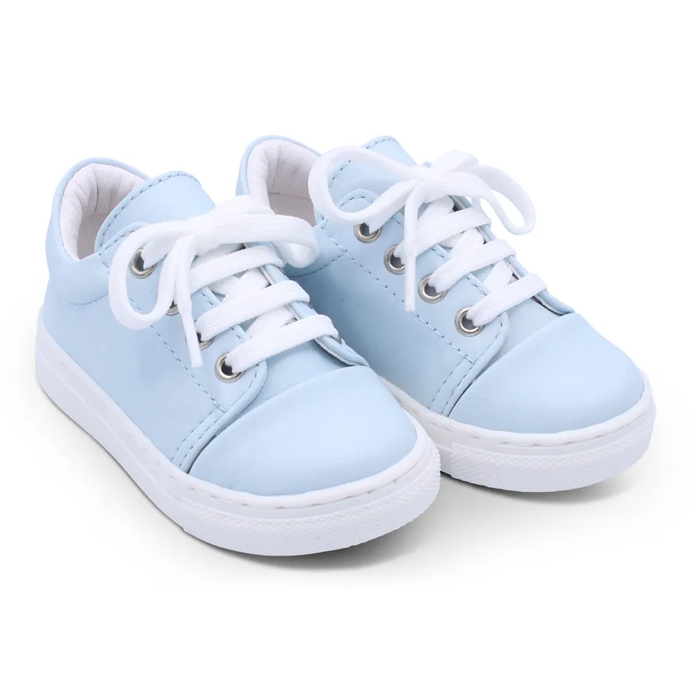 Borboleta Blue 'Santiago' Leather Trainers