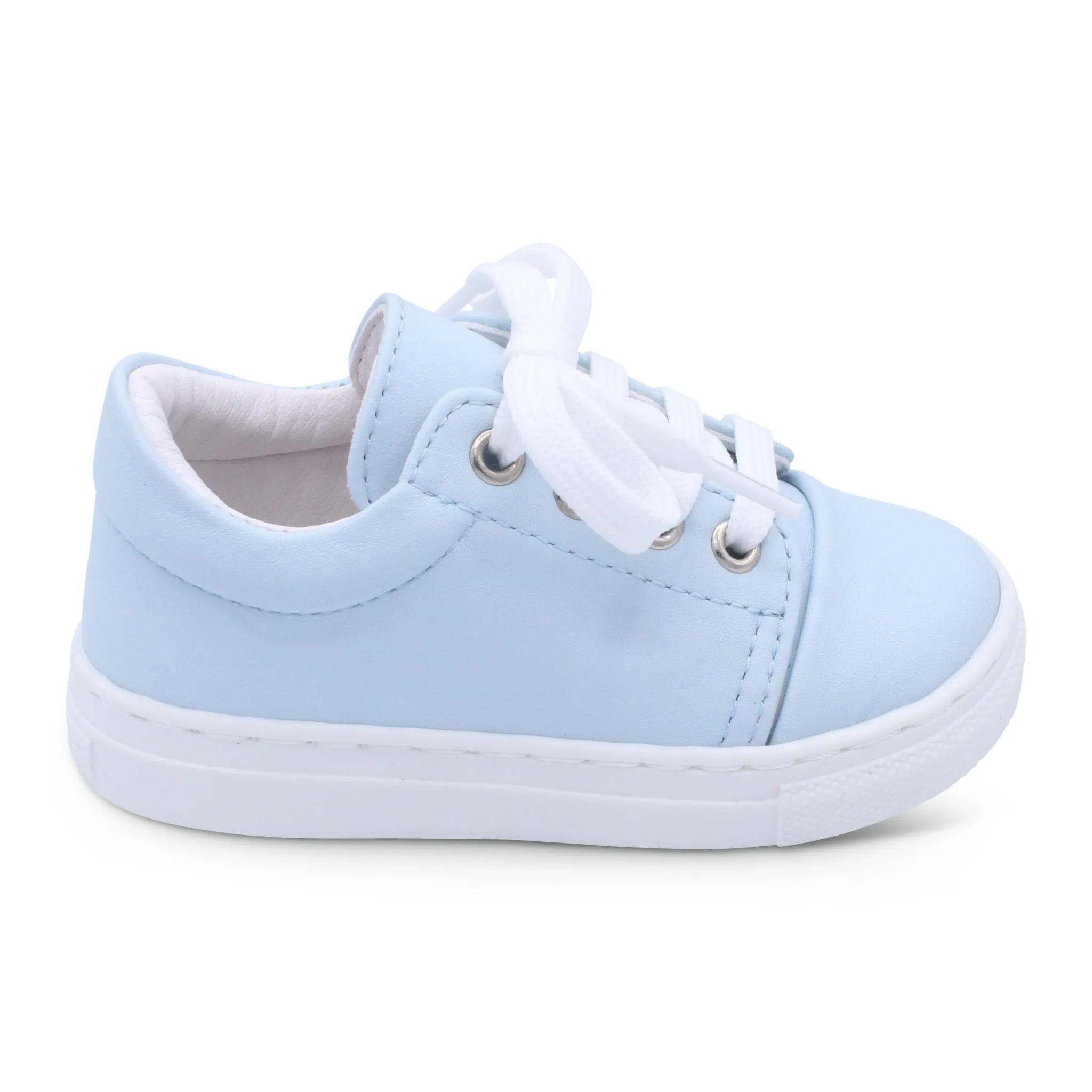 Borboleta Blue 'Santiago' Leather Trainers