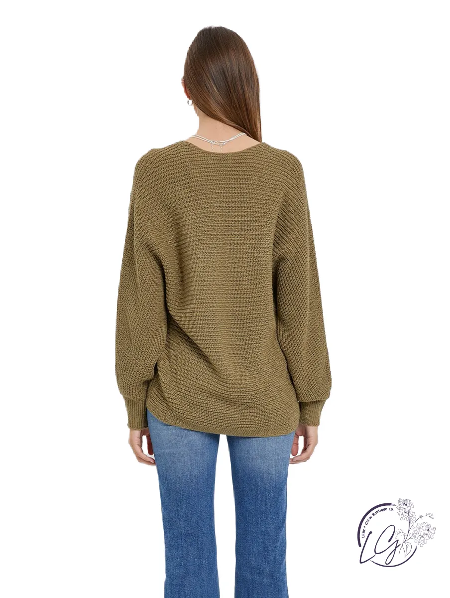 Casual V-Neck Sweater