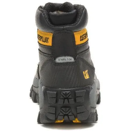 CAT Men's Invader Hi Steel Toe Work Boot - Black - P91287