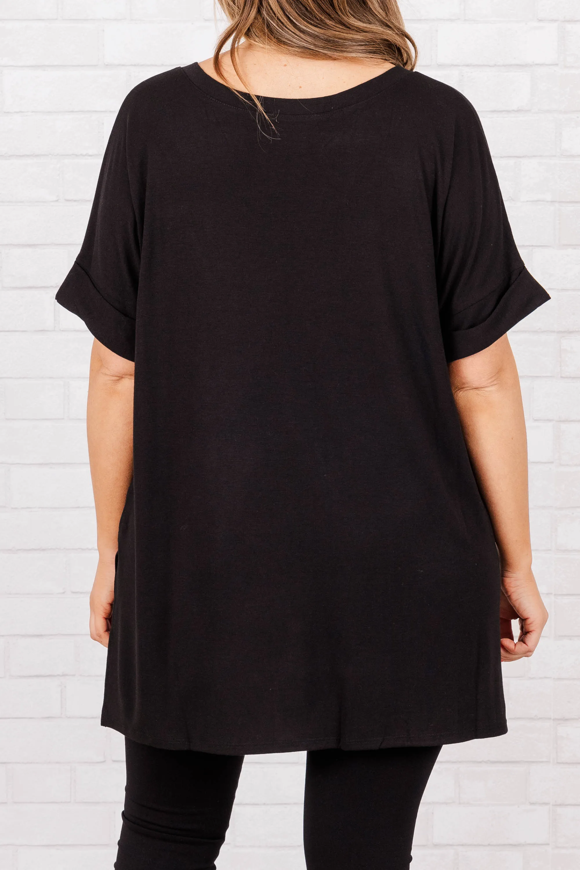 Comfy Travels Top, Black