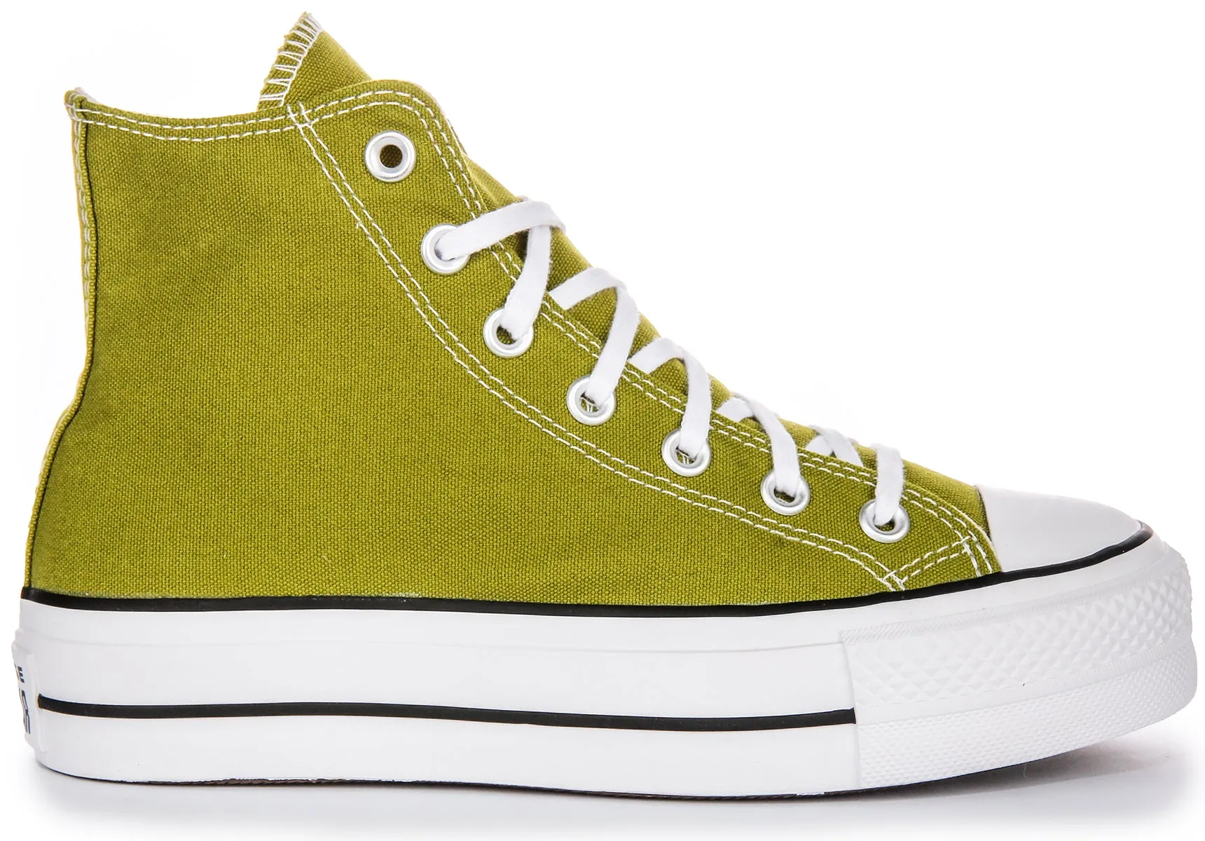 Converse All Star Lift Hi A08286C In Olive Green