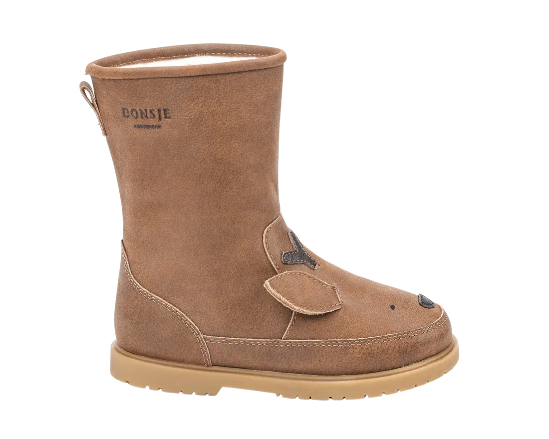 Donsje – Wadudu Boots in Stag Chestnut Leather