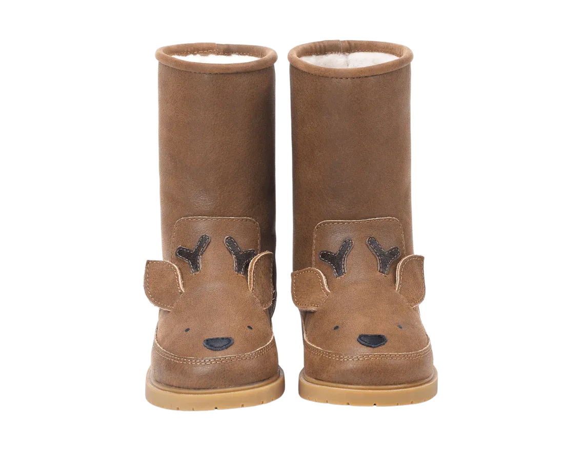 Donsje – Wadudu Boots in Stag Chestnut Leather