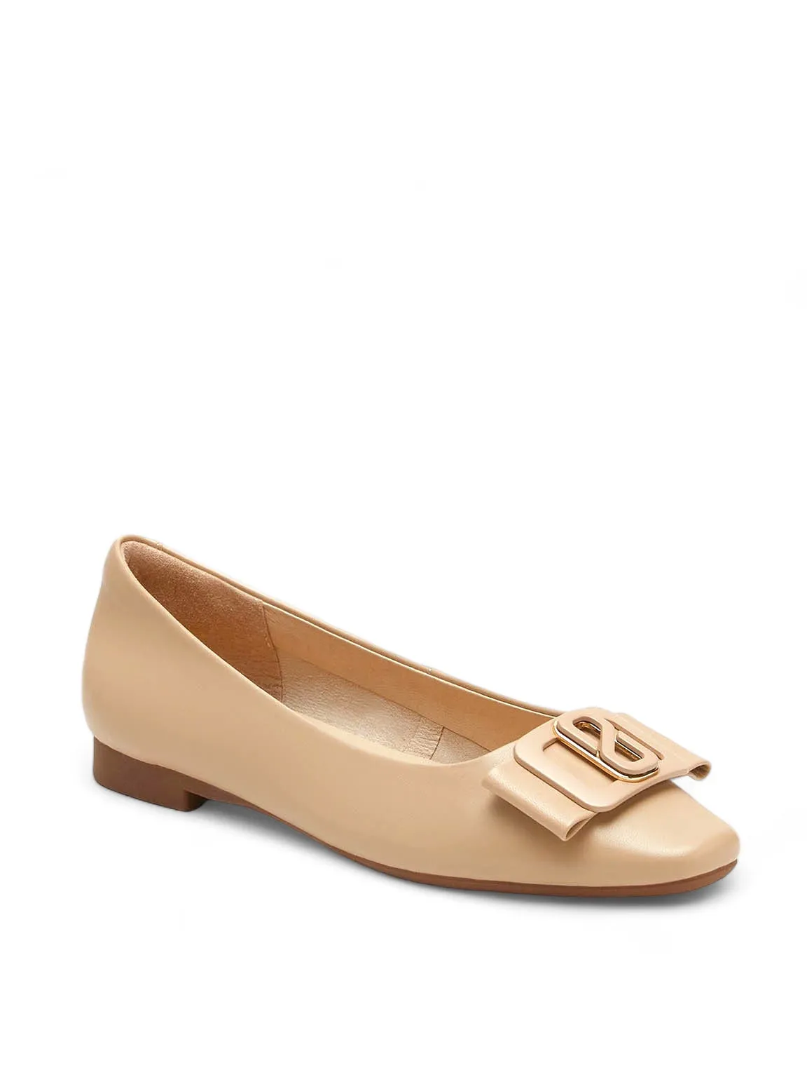 Elegant S Bow Ballerina Flats