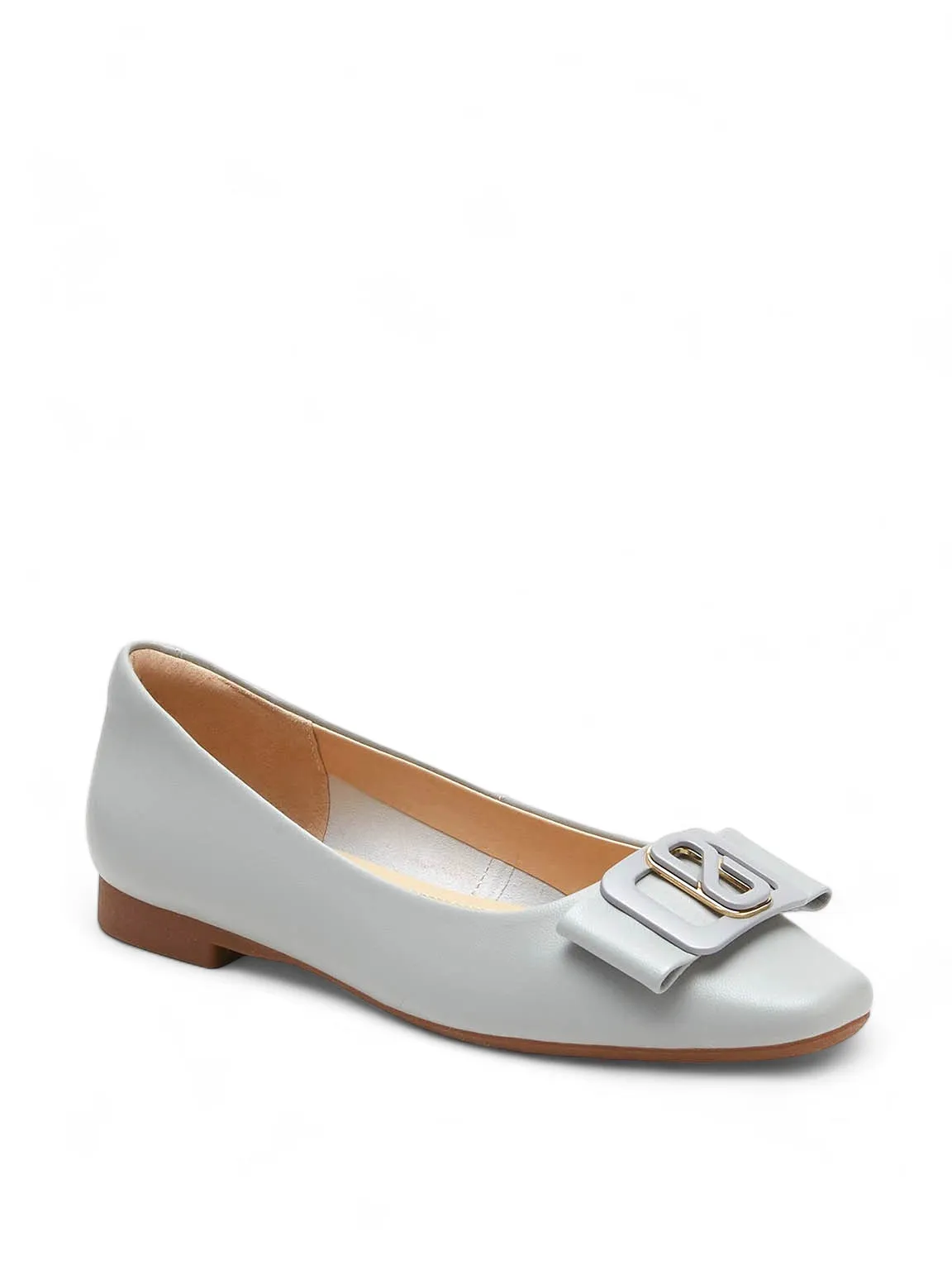 Elegant S Bow Ballerina Flats