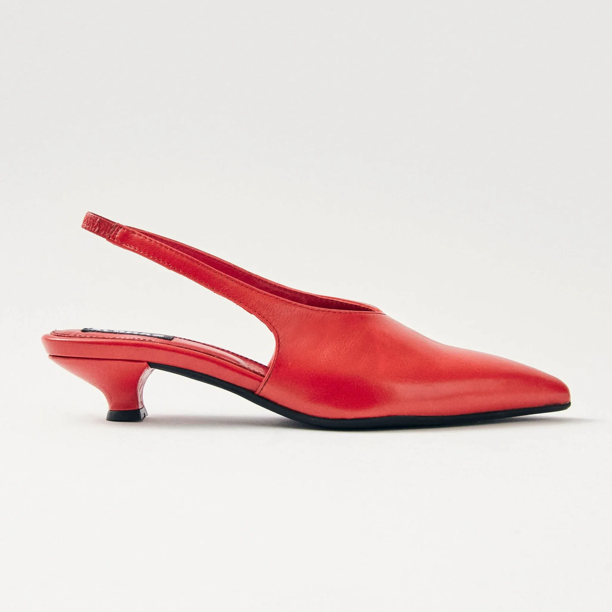 Eros Red Leather Pumps