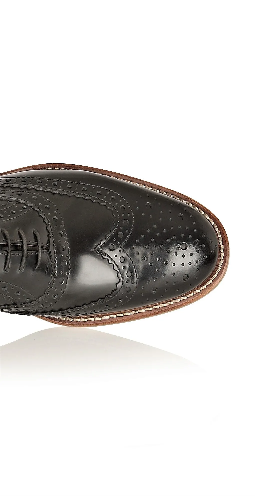 Gatsby Junior Brogue Black