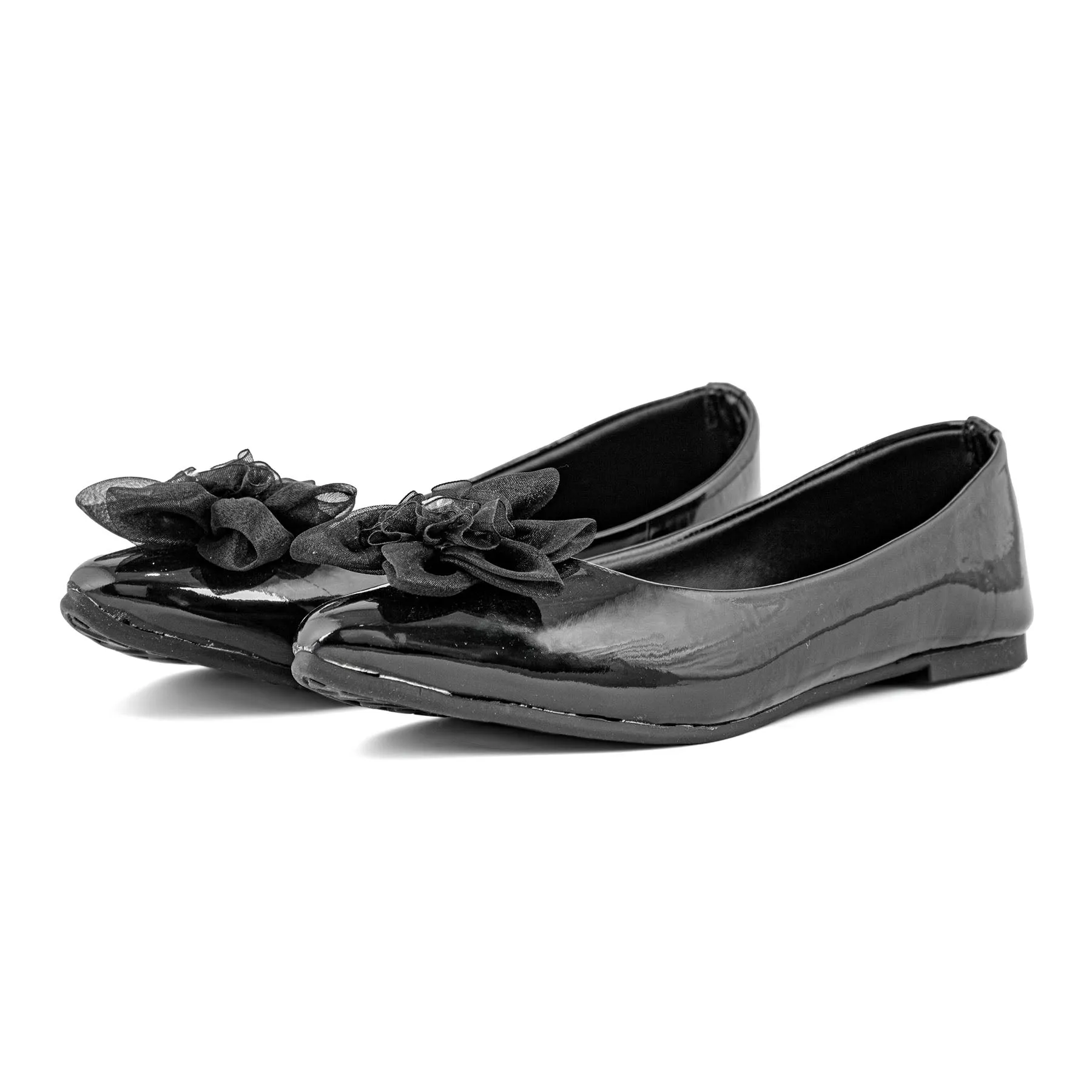 Girls Black Formal Pumps KD2368