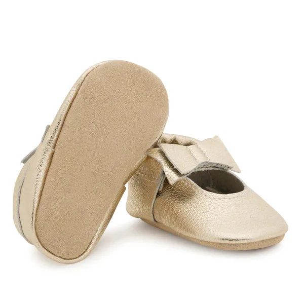 Girls Bow Moccasins