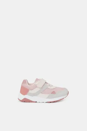 Girls Pink Multi Piece Trainer