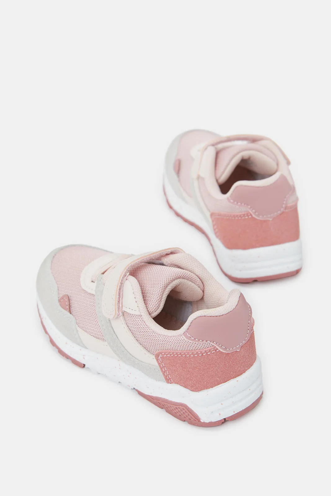 Girls Pink Multi Piece Trainer