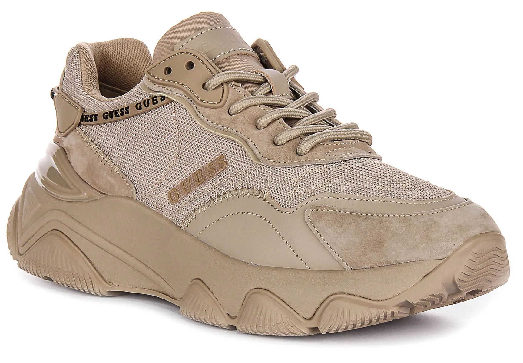 Guess Micola Sneaker In Nude For Women