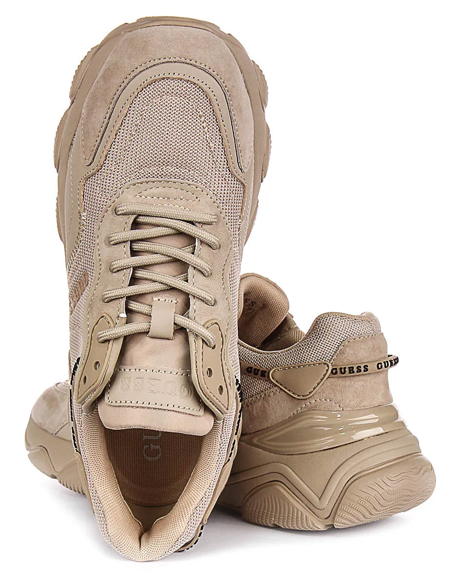 Guess Micola Sneaker In Nude For Women