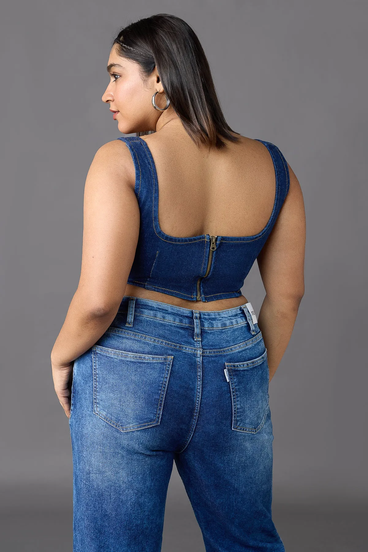 Jean Corset Top Curve