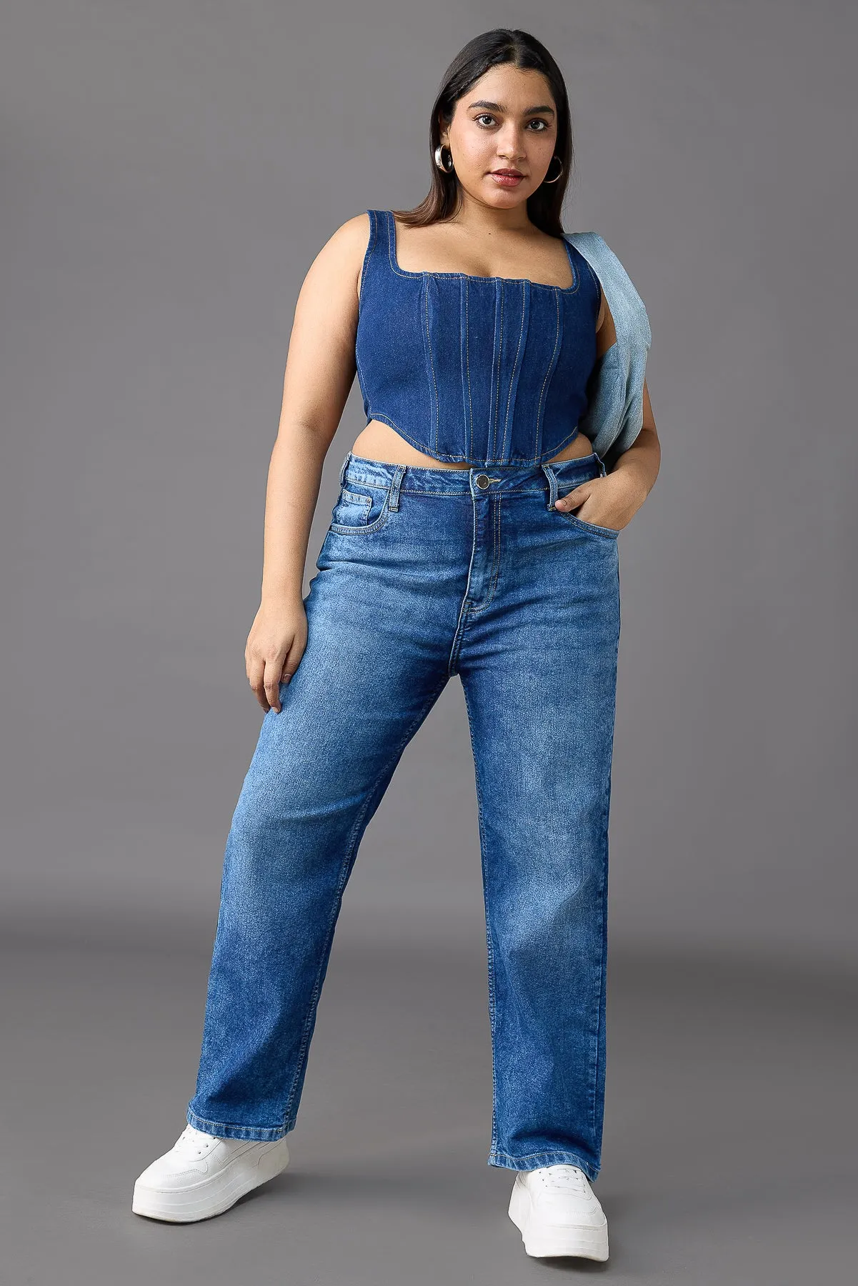 Jean Corset Top Curve