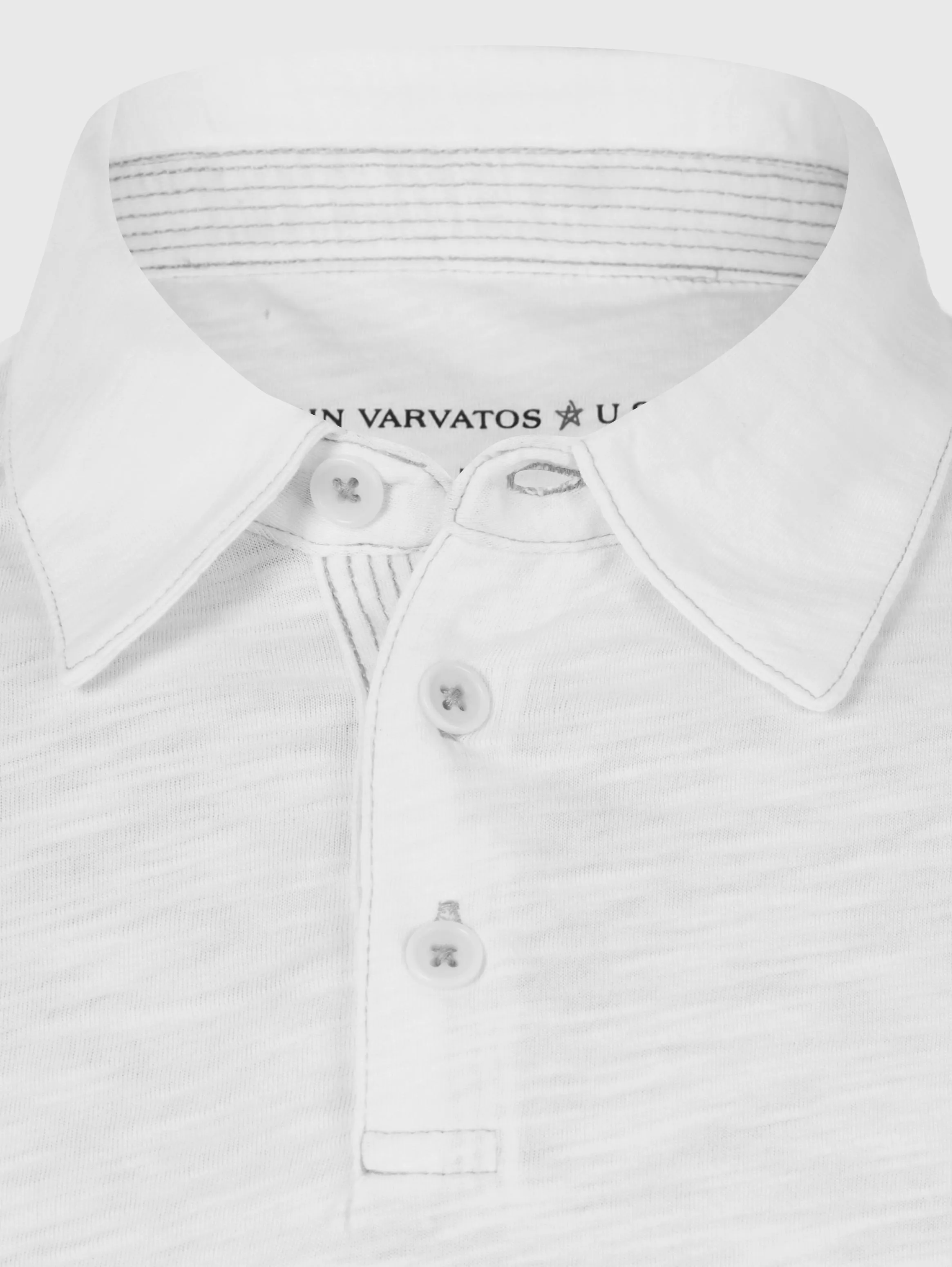 John Varvatos - Short Sleeve Peace Polo