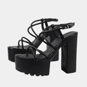 Joskaa 2024 New Chunky Sandal Heels