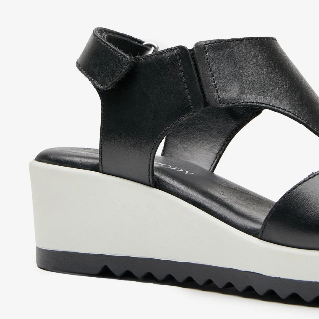 Kate T-Strap Velcro Sandals