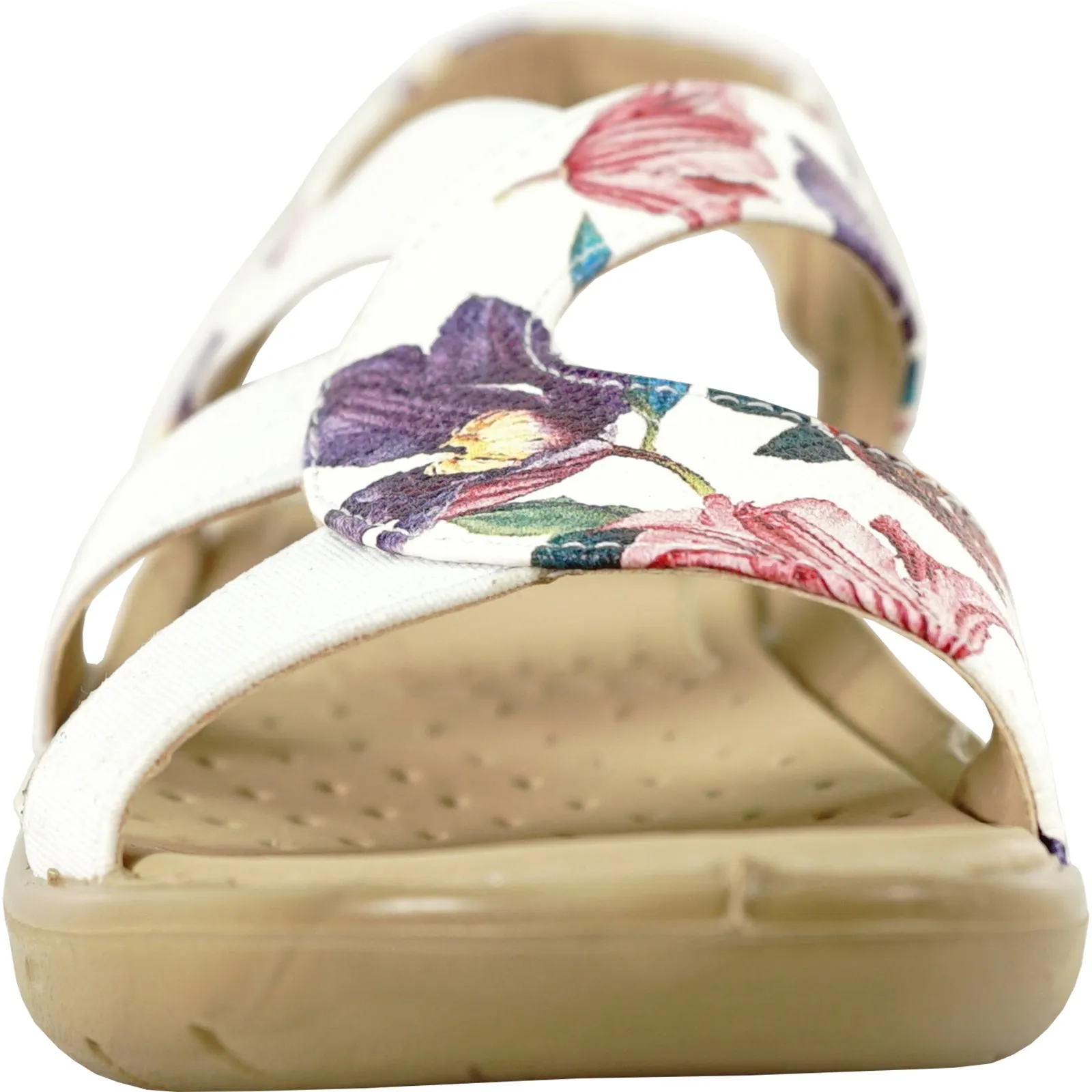 kozi Women Sandal OY3132 Comfort Wedge Sandal Flower