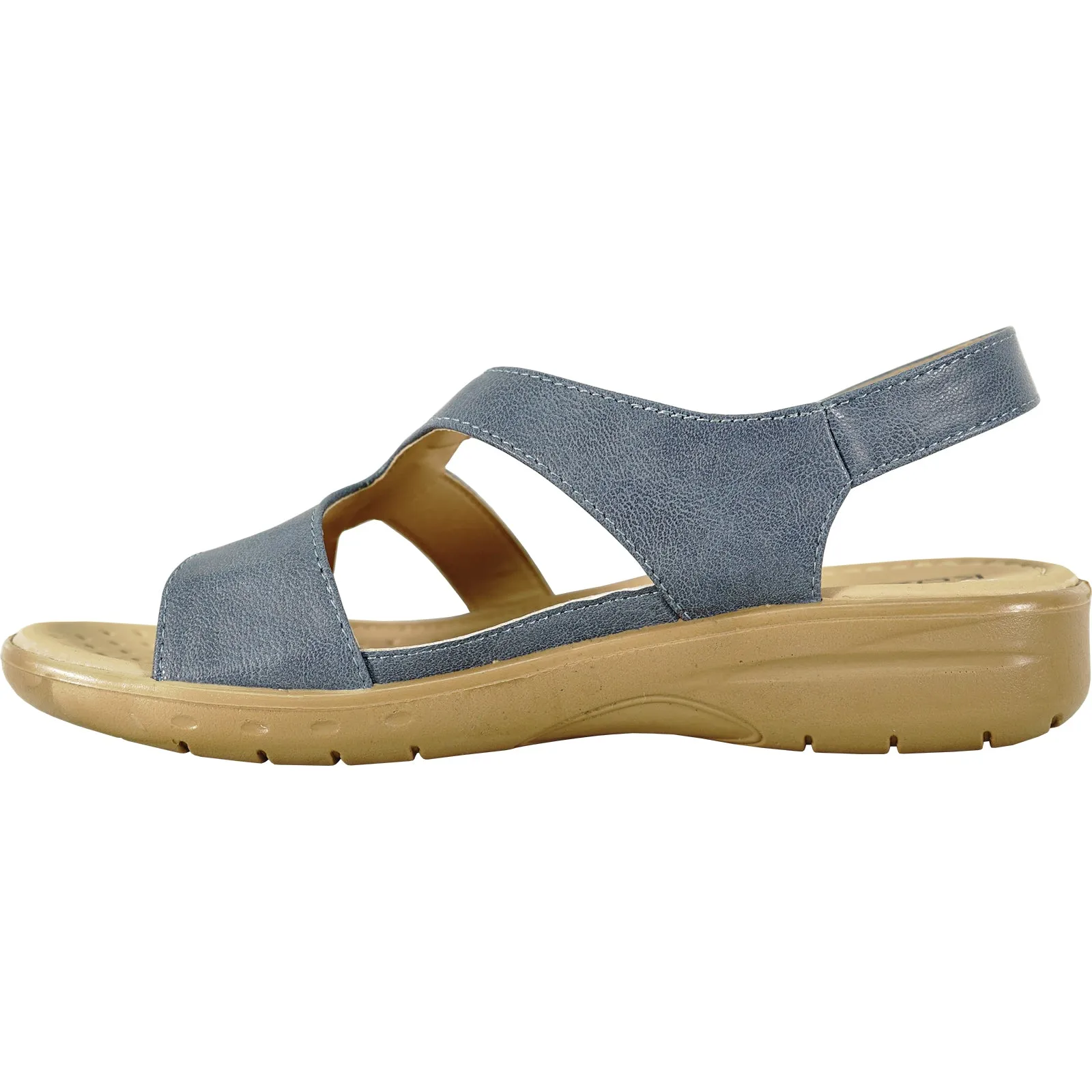 kozi Women Sandal OY3132 Comfort Wedge Sandal Navy