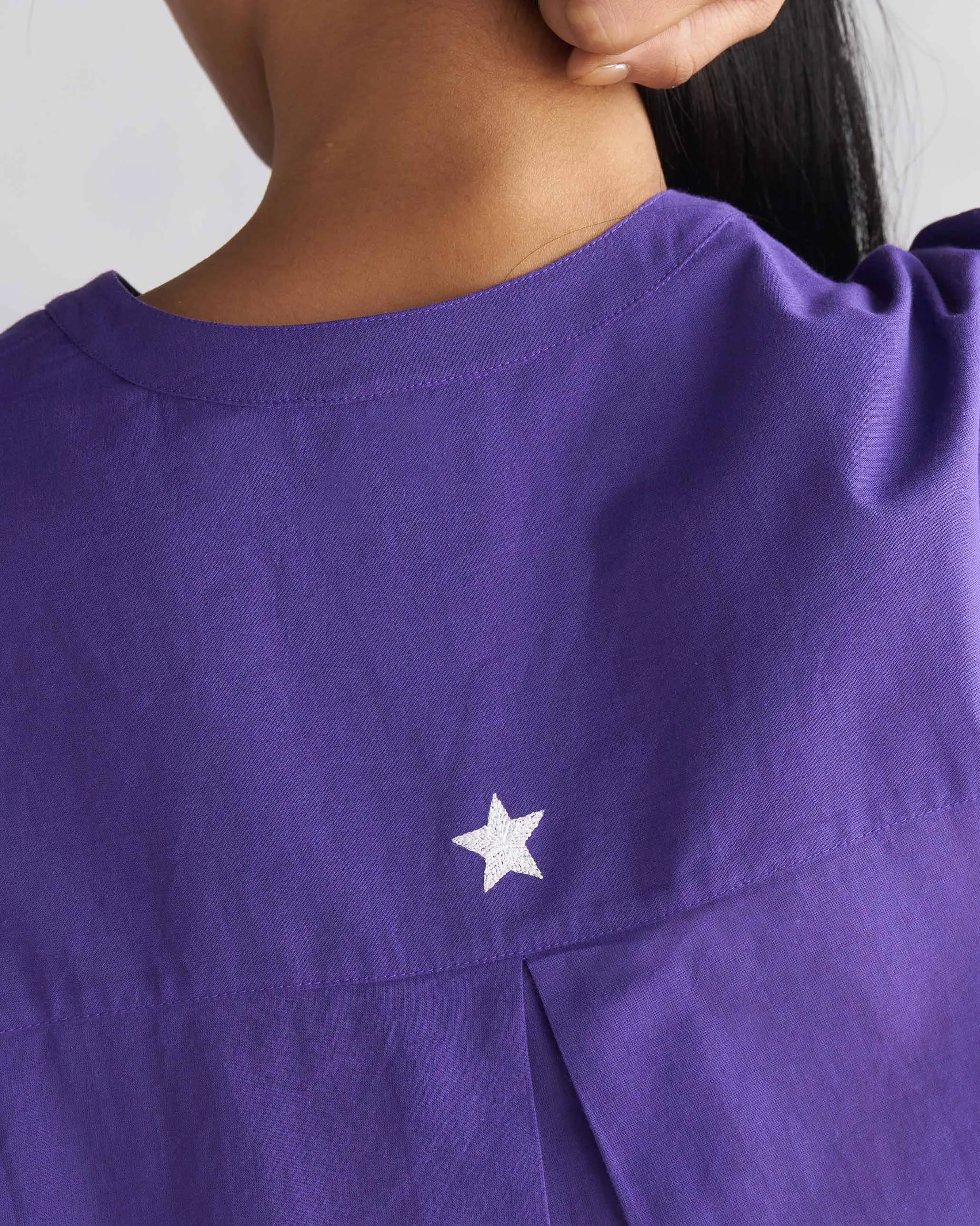 Lazy Sunday Tunic - Purple