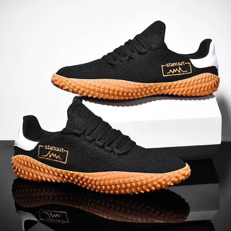 Men's Breathable Woven Sneakers for Spring and Summer - Lightweight Korean Casual Shoes