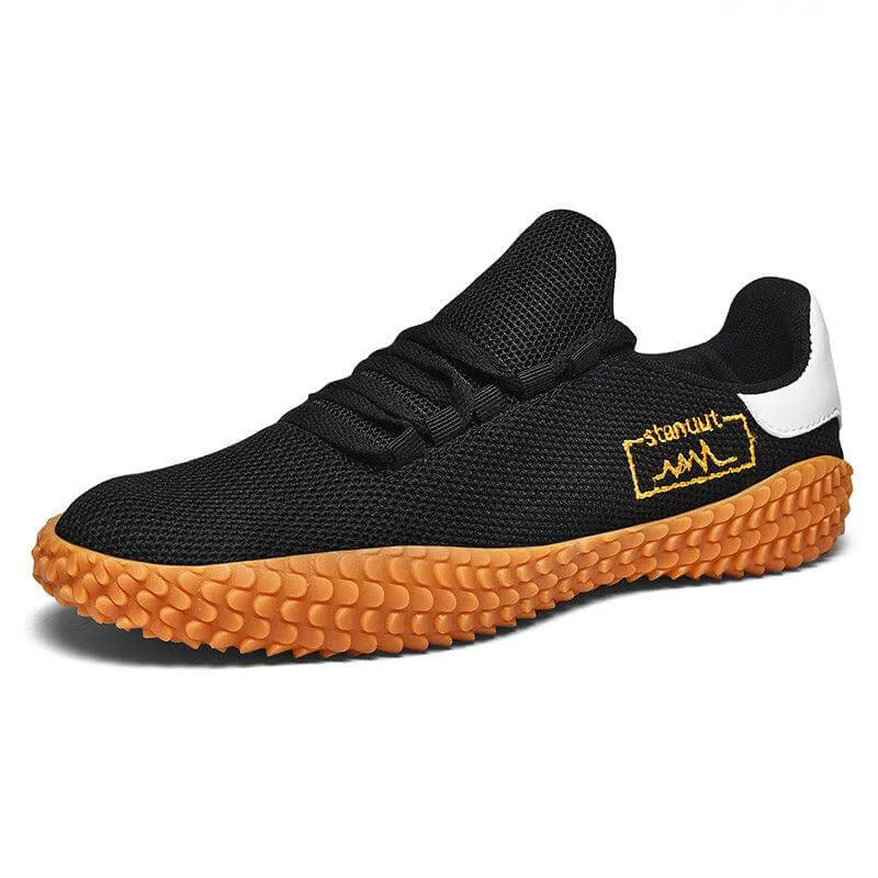 Men's Breathable Woven Sneakers for Spring and Summer - Lightweight Korean Casual Shoes