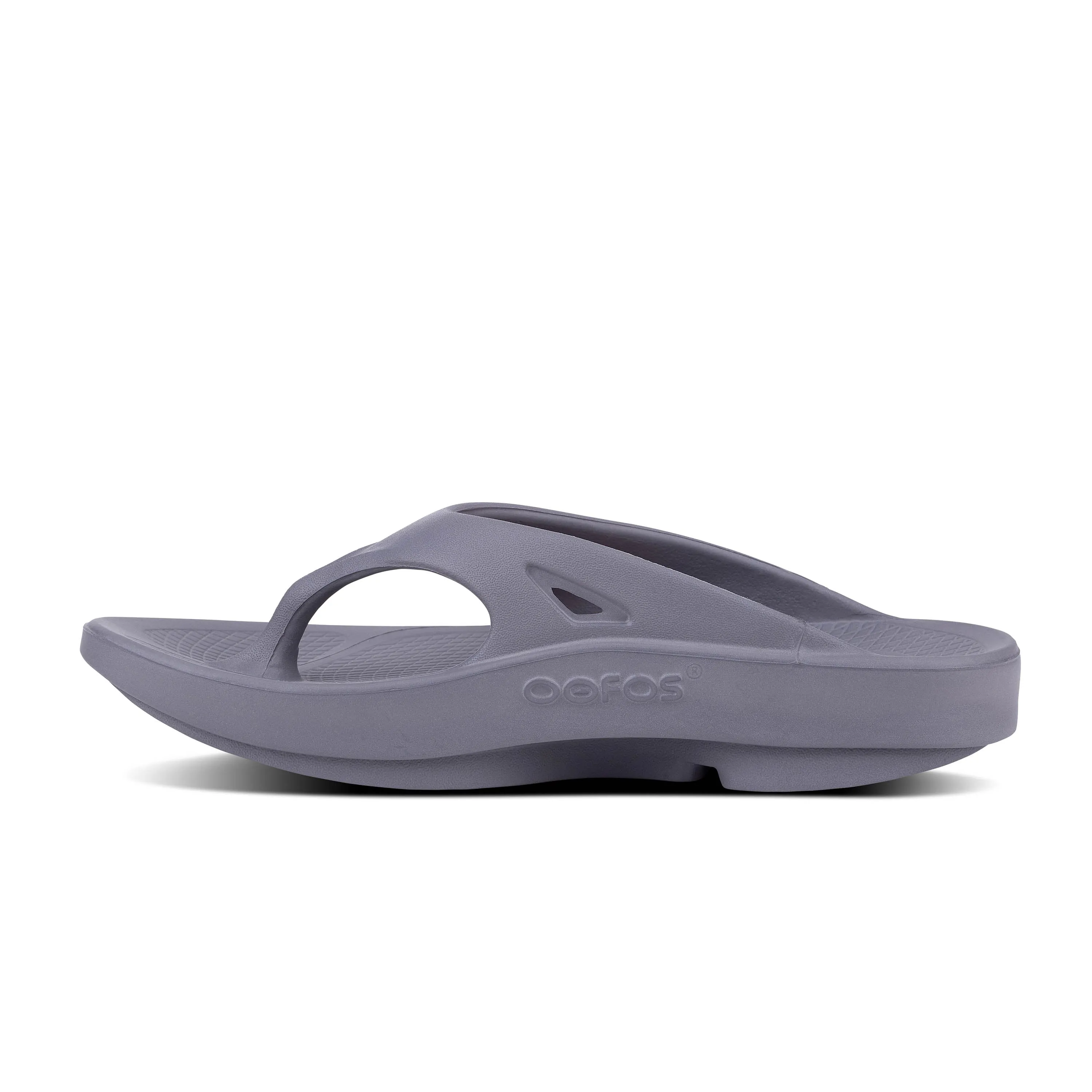 Men's Oofos OOriginal Thong Color: Slate