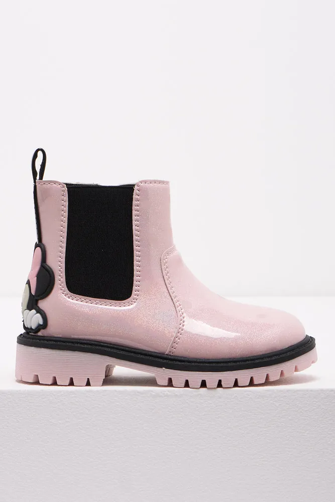 Minnie Mouse Chelsea Boot Pink