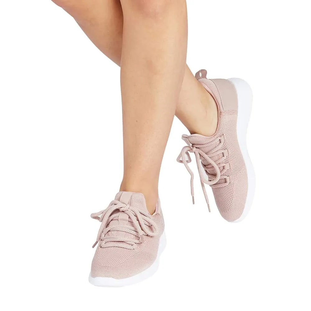 Nadal Sneaker in Blush Fabric