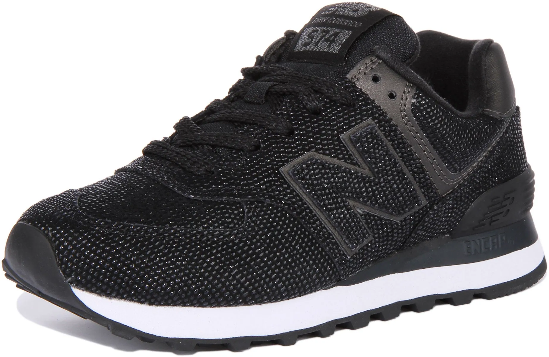 New Balance WL 574 KB2 In Black Rhinestones