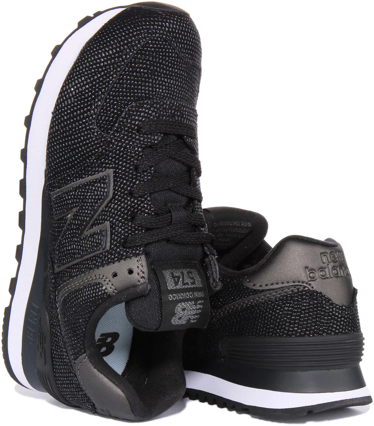 New Balance WL 574 KB2 In Black Rhinestones