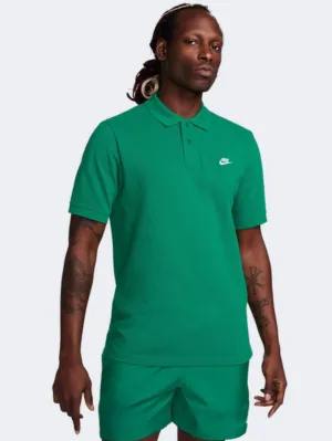 Nike Club Men Lifestyle Polo Short Sleeve Malachite/White