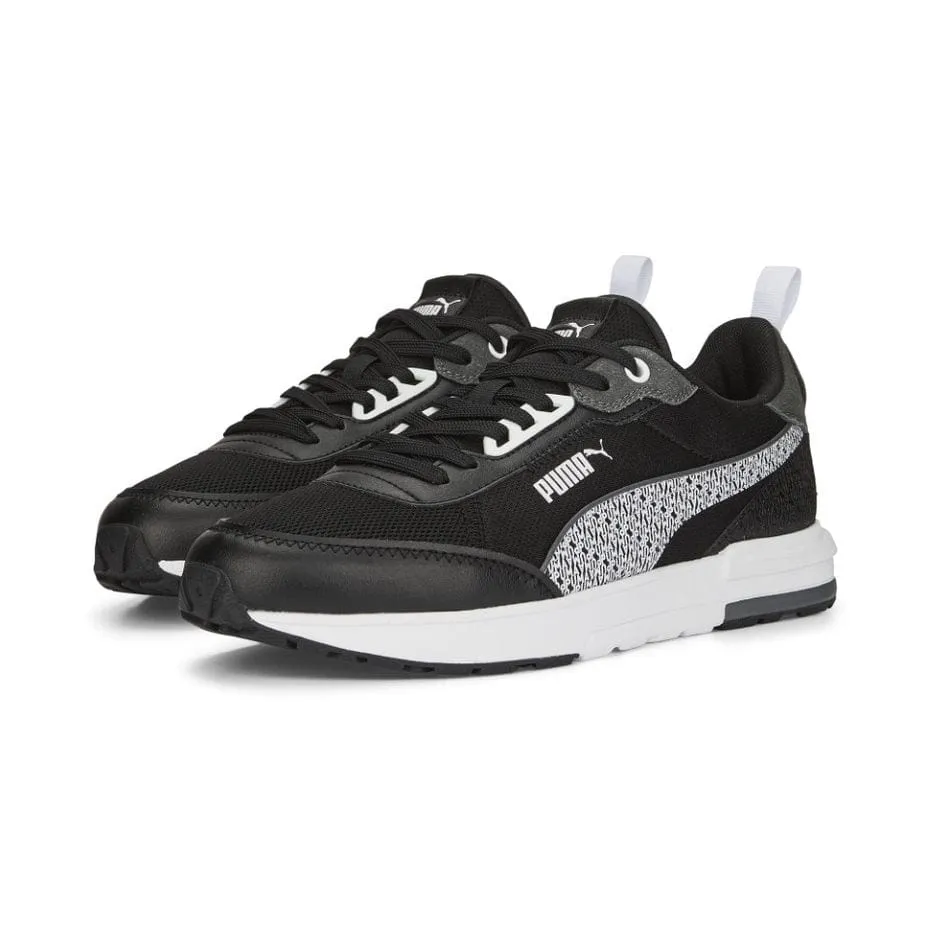 Puma R22 Mono Unisex Black Sneaker Shoes