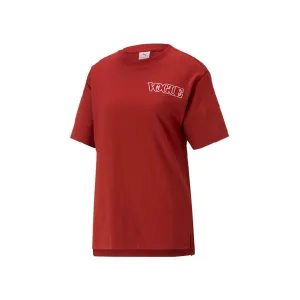 Puma x Vogue Relaxed Tee (Intense Red) Women's T-Shirt 536690-22