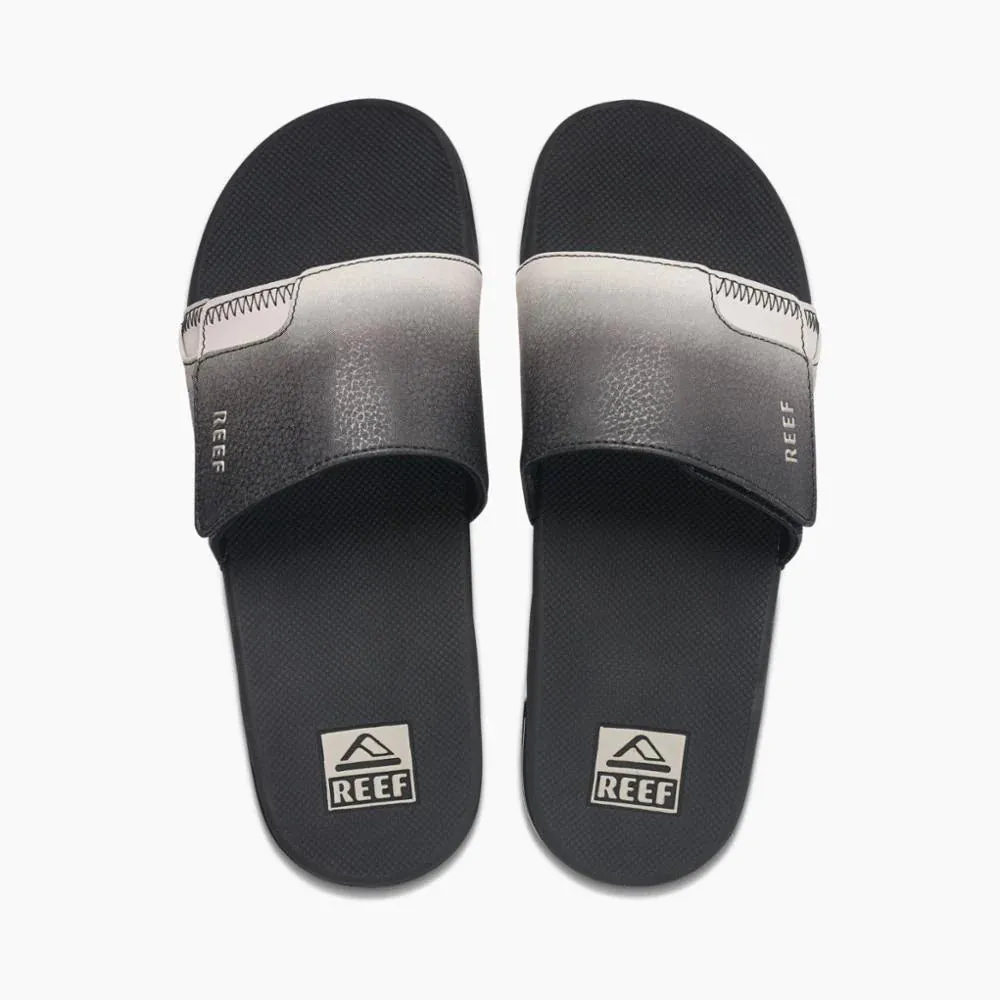 REEF Fanning Slide Sandals Black/Taupe Fade