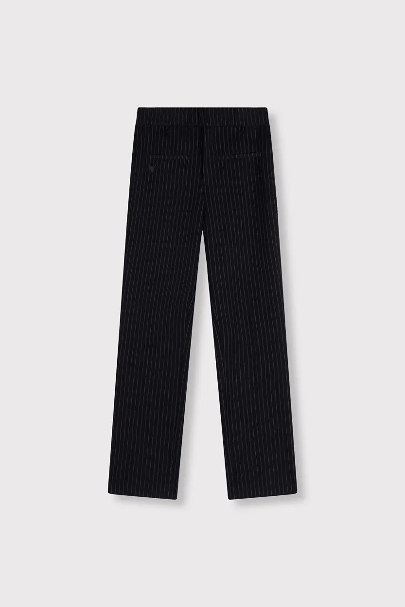 Relaxed Mix Suit Pant - Zwart Dessin